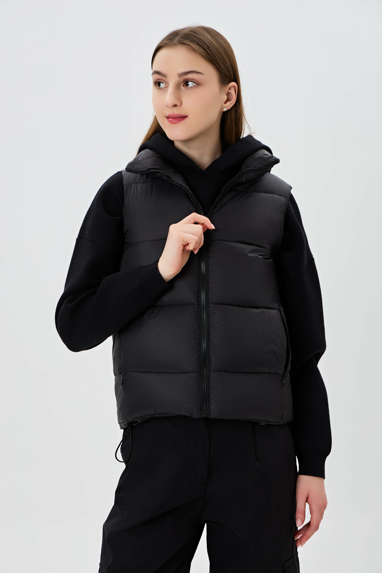 Жилет спортивный TERRA PRO, размер M, black