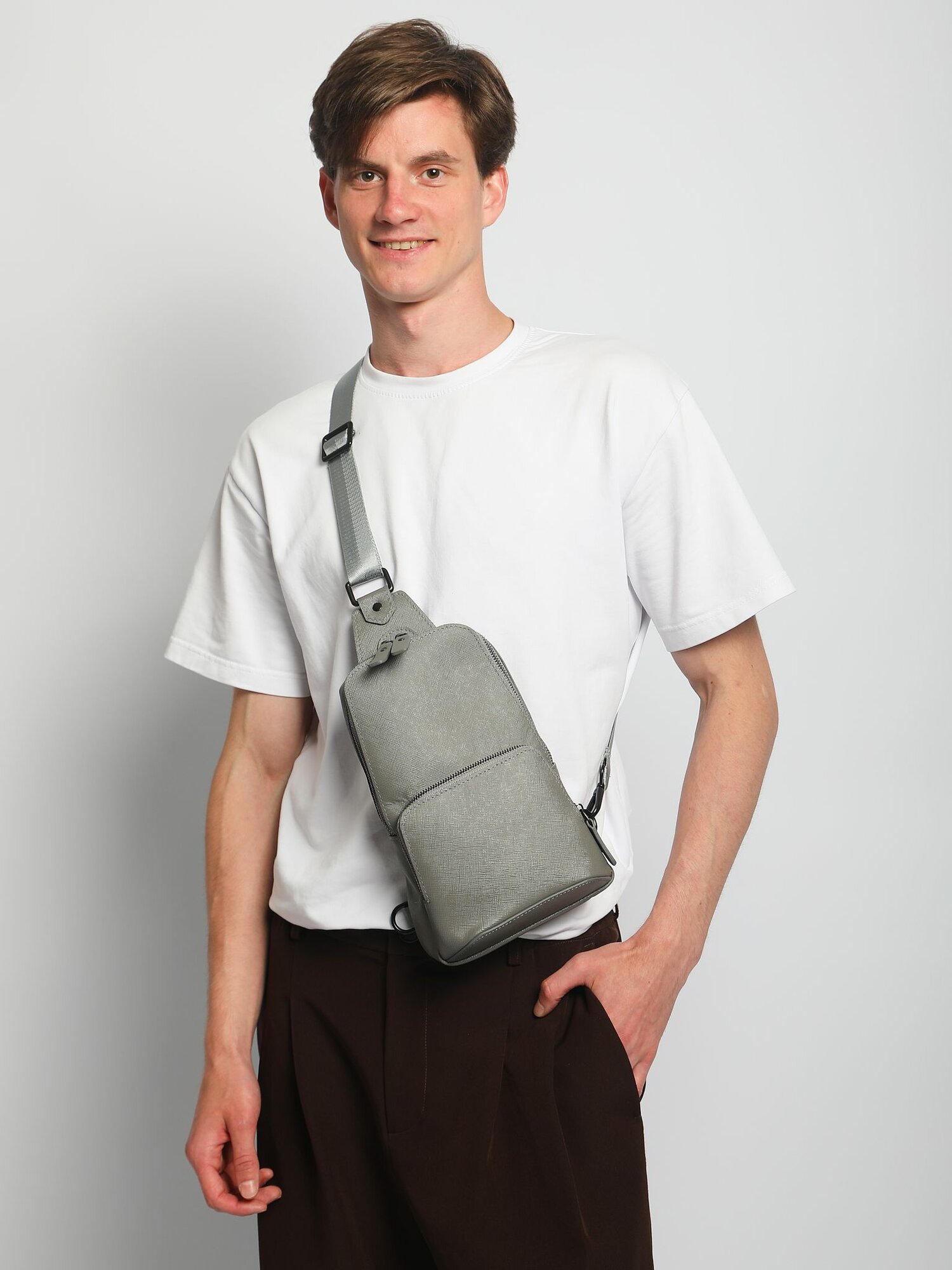 Сумка , серый