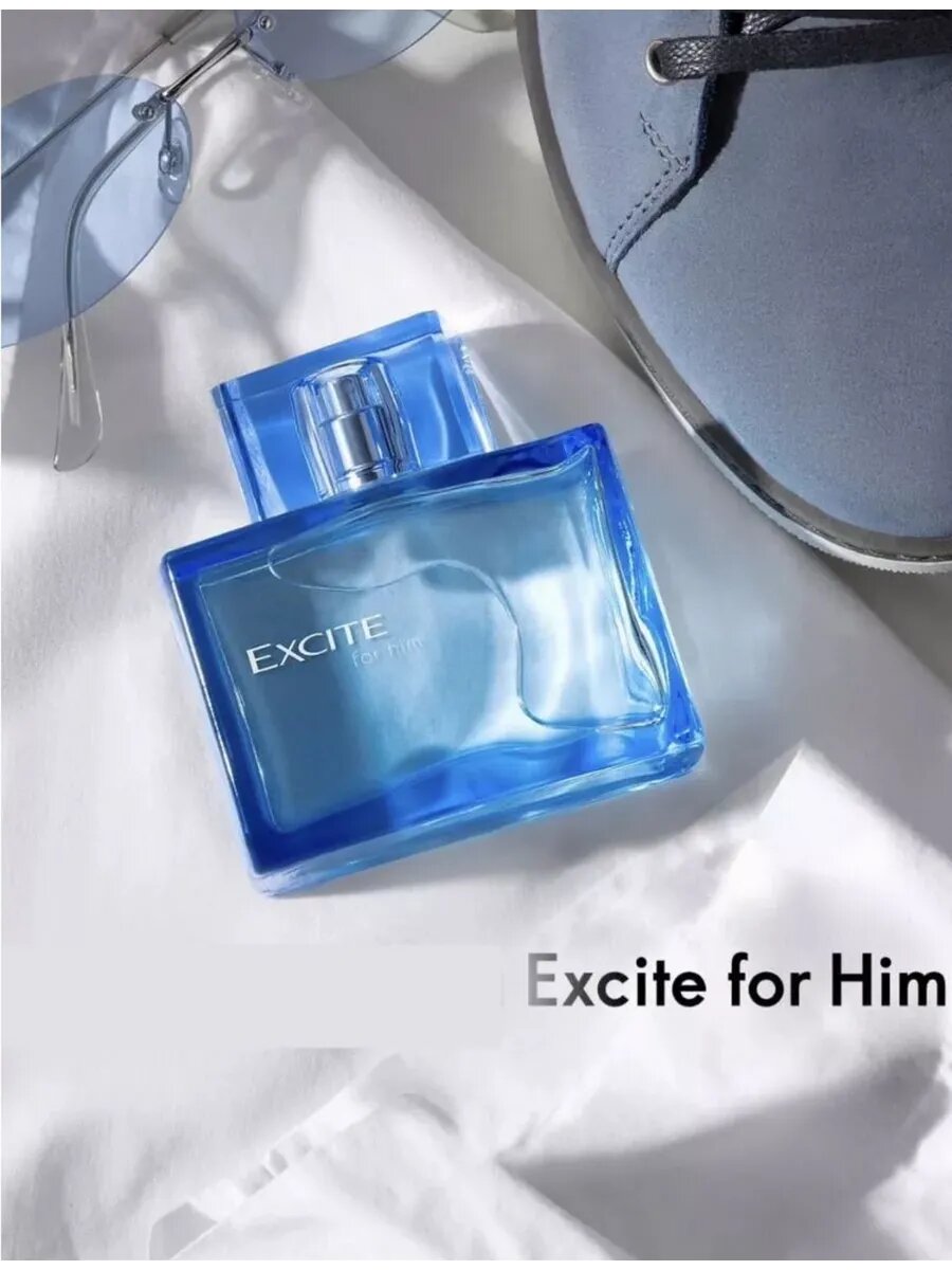 Парфюмерная вода EXCITE,75 мл, свежий цитрус и морская свежесть