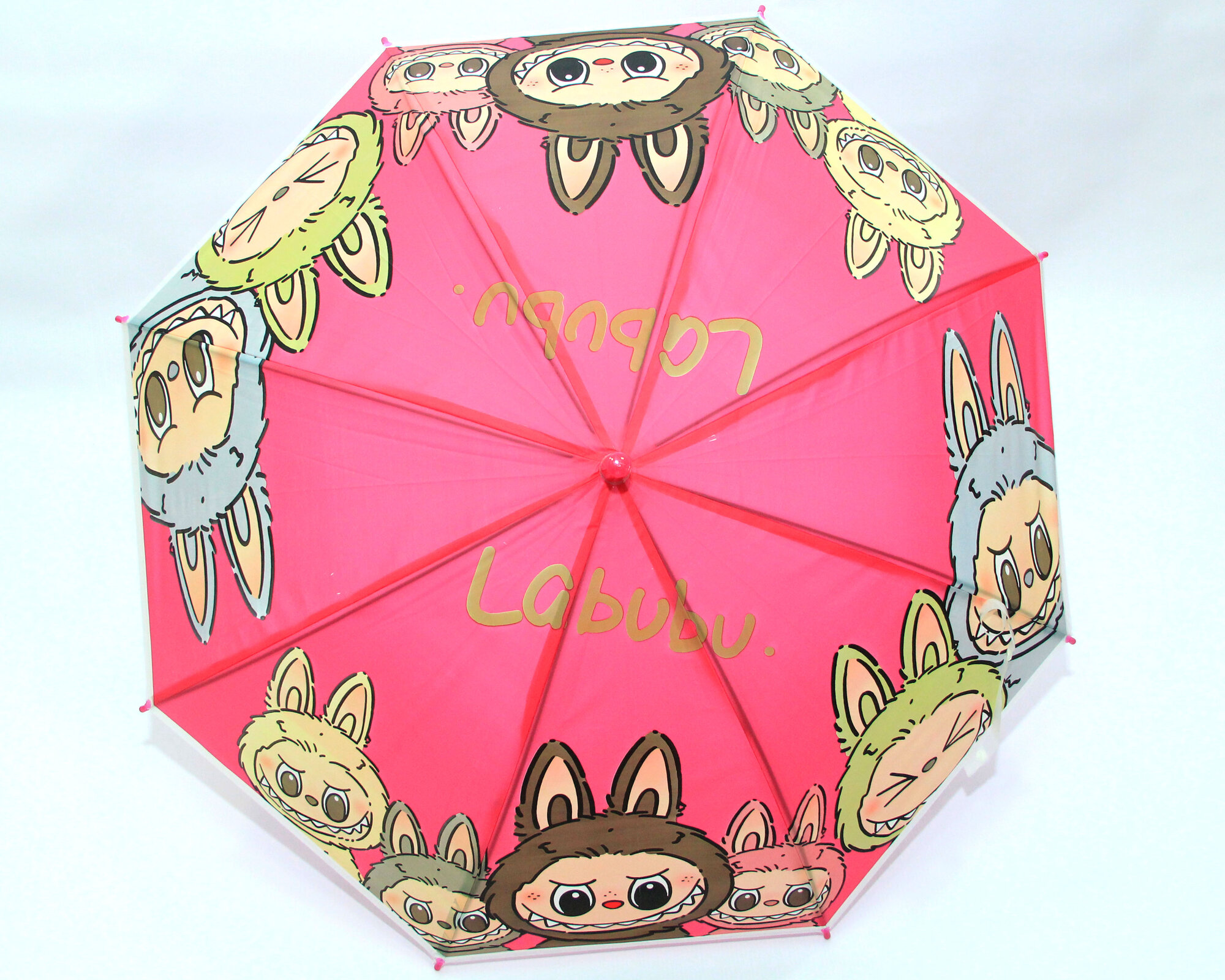 Зонт-трость , розовый — фото 1