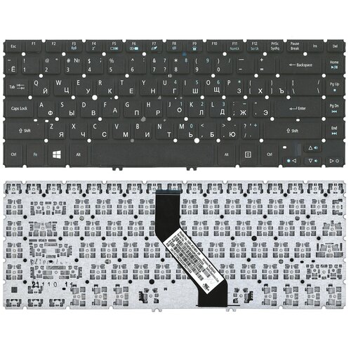 Клавиатура для ноутбука Acer Aspire V5-431, R3-471T, R3-471TG черная клавиатура для ноутбука acer aspire v5 431 v5 471 v5 471g v5 471pg черная