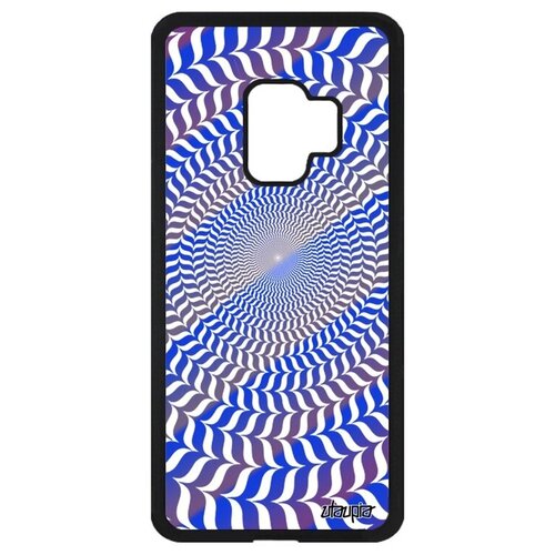 фото Противоударный чехол на телефон // galaxy s9 // "иллюзия круга" стиль круглый, utaupia, голубой