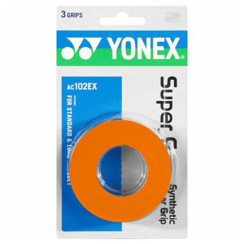 фото Обмотка для ручки ракетки yonex overgrip ac102ex х3 orange