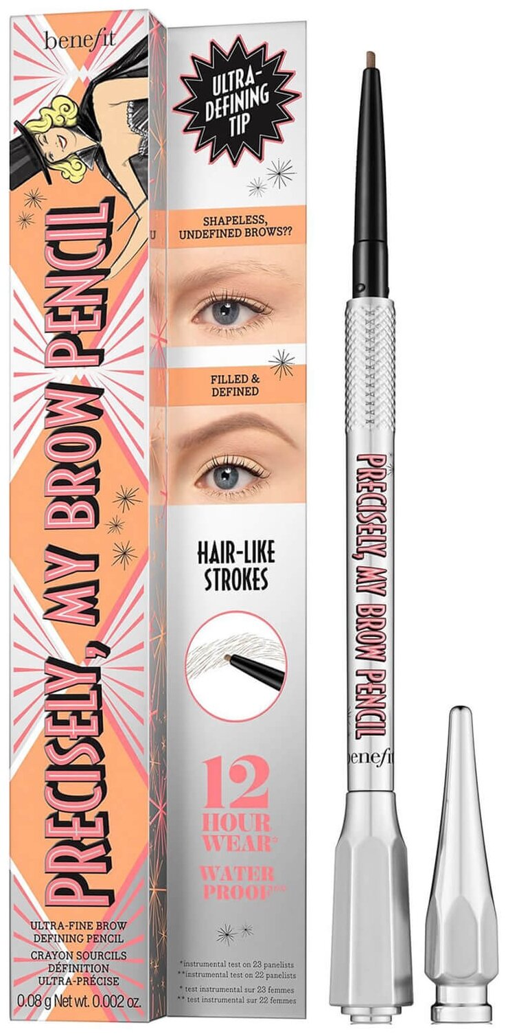 Benefit Карандаш для бровей Precisely, My Brow, оттенок Серый (холодный оттенок)