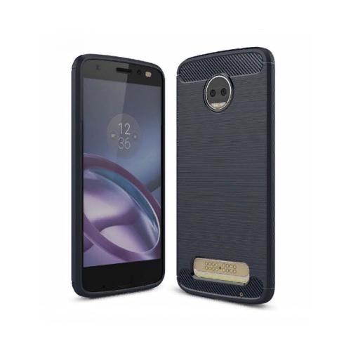 Чехол панель-бампер MyPads для Motorola Moto Z2 Force / Z 2018 (XT1789-05/01/02) / Motorola Moto Z Force gen.2 из прочного силикона с матовой отделкой «под карбон» черная чехол задняя панель накладка бампер mypads хэппи нью еа для motorola moto z2 force z 2018 xt1789 05 01 02 motorola moto z противоударный