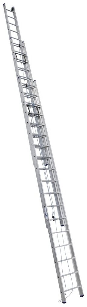 Лестница трехсекционная выдвижная с тросом Alumet Ал 3324