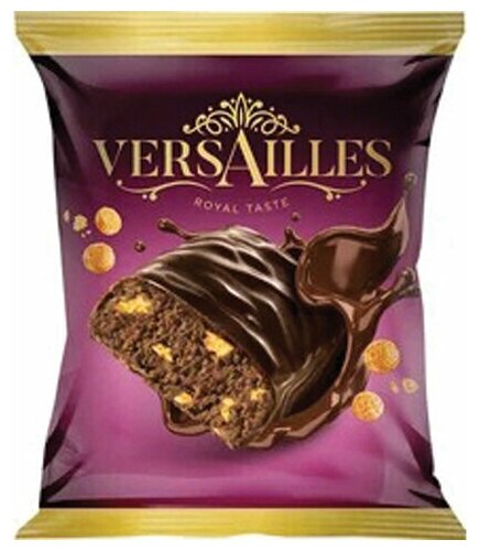 Шоколадные конфеты, Версаль, с начинкой пралине и воздушными шариками, упаковка 500 грамм - фотография № 1