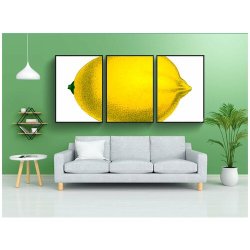 фото Набор модулных постеров для интерьера "цитрусовые, съедобный, еда" 60x90 см. в тубусе, без рамки lotsprints