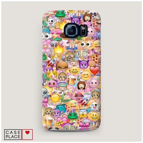 фото Чехол пластиковый samsung galaxy s7 взрыв эмодзи case place