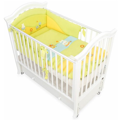 Комплект для кроватки BABYPIU Акварели 03R.155BW_VE (стандарт)