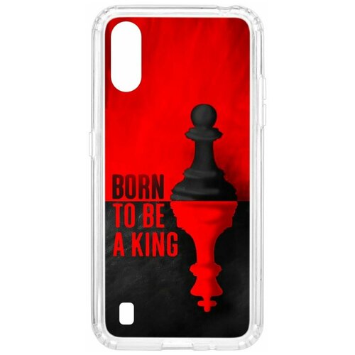 фото Чехол на samsung galaxy a01 / a015 kruche print born to be a king / чехол для samsung / чехол с рисунком / чехол с принтом / чехол для самсунг / чехол для самсунг / бампер на гелакси / чехол накладка для гэлэкси / противоударная накладка для samsung galaxy / защита для galaxy / защита на samsung / cиликоновый чехол для samaung galaxy / пластиковый чехол на самсунг / защитный чехол для самсунг / чехольчик / защита телефона / ударопрочный чехол / галакси кruче,kruche