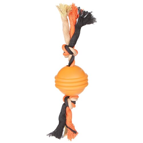 Beeztees Sumo Fit Ball Мяч на канате Orange 626705 / 81228 игрушка для собак beeztees sumo fit stick orange