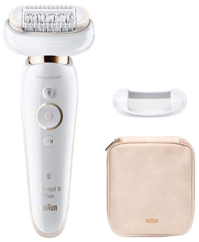 Эпилятор Braun 9001 Silk-epil 9 Flex SES, белый