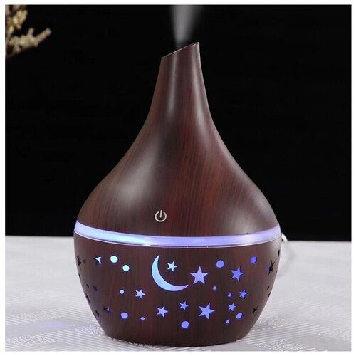 Увлажнитель воздуха с подсветкой коричневый Арома-диффузор Ночник стильный увлажнитель воздуха 110000₽