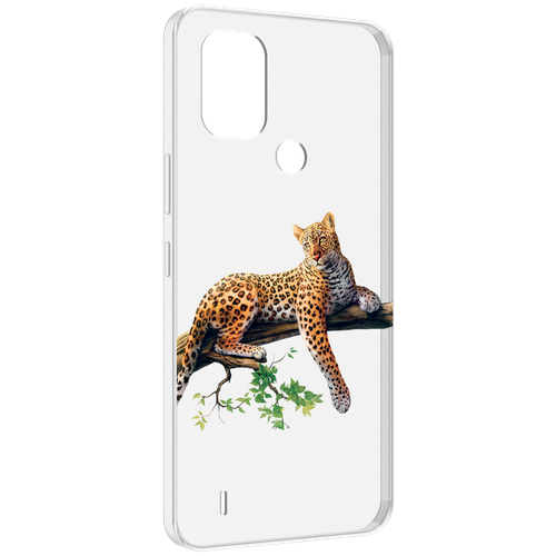 Чехол MyPads леопард-на-дереве детский для Nokia C31 задняя-панель-накладка-бампер чехол mypads леопард на дереве детский для nokia g11 plus задняя панель накладка бампер
