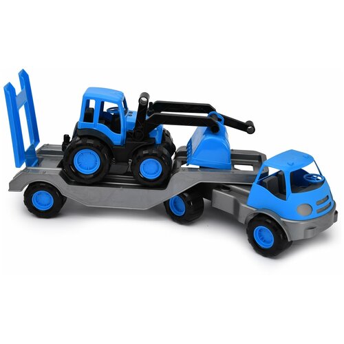 Автомобиль с платформой Zebratoys Active Синий