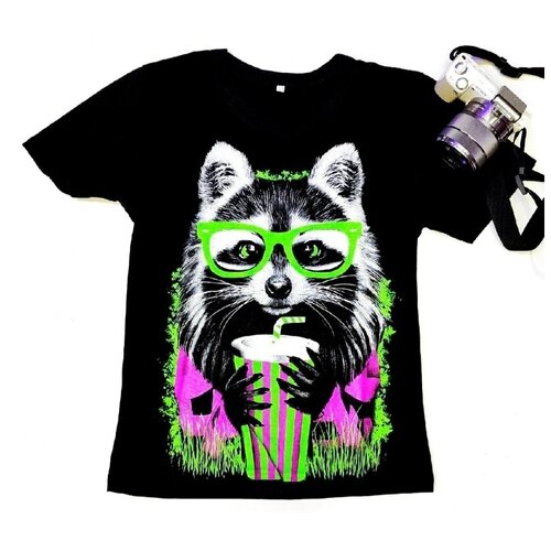 Футболка светящаяся 