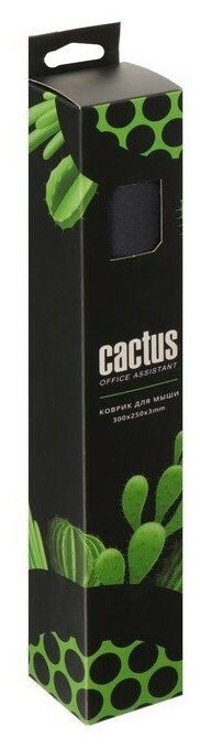 Коврик для мыши CACTUS , Medium, черный - фото №8