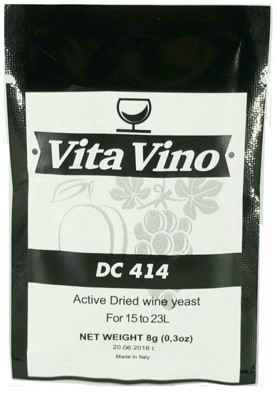 Дрожжи винные Vita Vino DC-414, 8 гр
