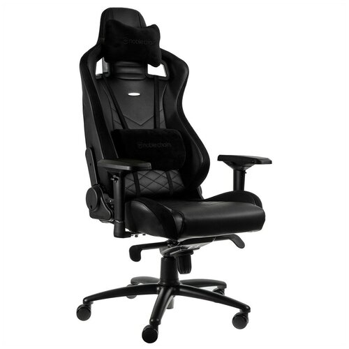 фото Noblechairs игровое кресло noblechairs epic (nbl-pu-bla-002) pu leather / black