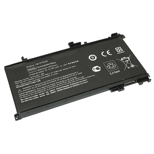 аккумулятор для ноутбука etesbay te04xl для hp omen 15 ax200 15 ax218tx 15 ax210tx 15 ax235nf 15 bc200 hstnn db7t 905175 2c1 63 3 втч Аккумуляторная батарея (аккумулятор) TE04-4S1P для ноутбука HP TPN-Q173 15,4V 3000mAh черная