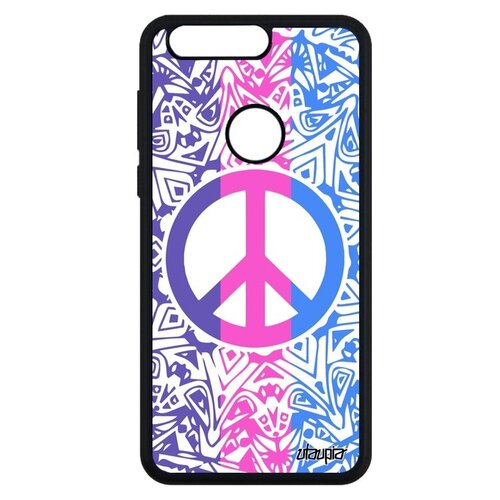 фото Защитный чехол для смартфона // honor 8 // "peace and love" мандала дизайн, utaupia, цветной