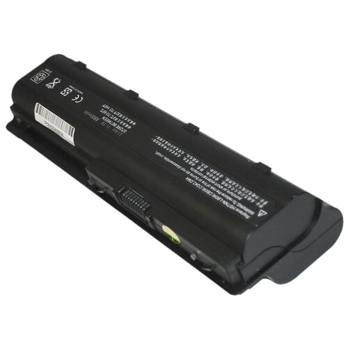 Аккумуляторная батарея для ноутбука HP Pavilion DV6-3000 DV6-6000 (MU06) 8800mah 10.8V OEM черная аккумулятор для ноутбука hp mu06 cq62 dv6 3000 dv6 6000 5200mah