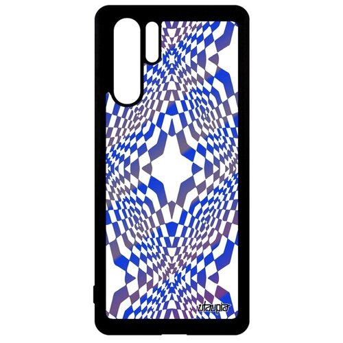 фото Защитный чехол на телефон // huawei p30 pro // "иллюзия звезда" узор мираж, utaupia, голубой