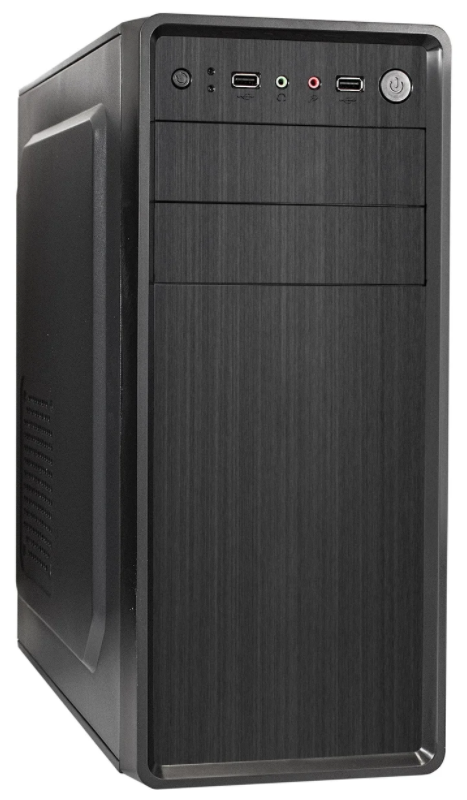 Корпус ExeGate Miditower XP-401 без БП Black EX283729RUS