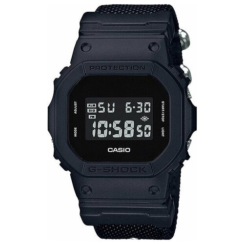 фото Японские наручные часы casio g-shock dw-5600bbn-1e с хронографом