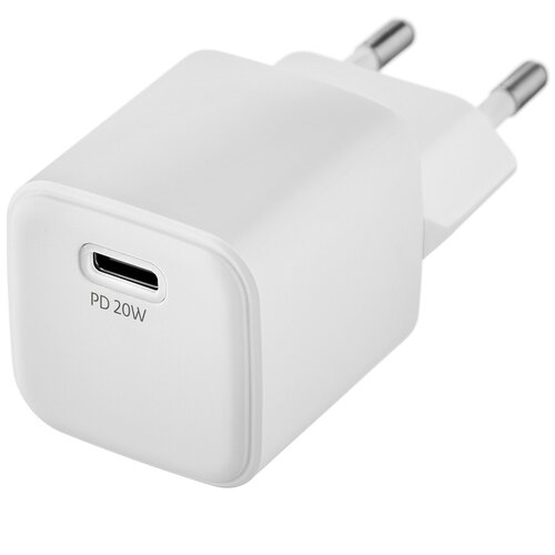 Зарядное устройство uBear Select Wall charger 20W, USB-C, Power Delivery, QC 3.0 сзу ubear select wall charger pd 20w qc 3 0 белое wc20wh01 ad