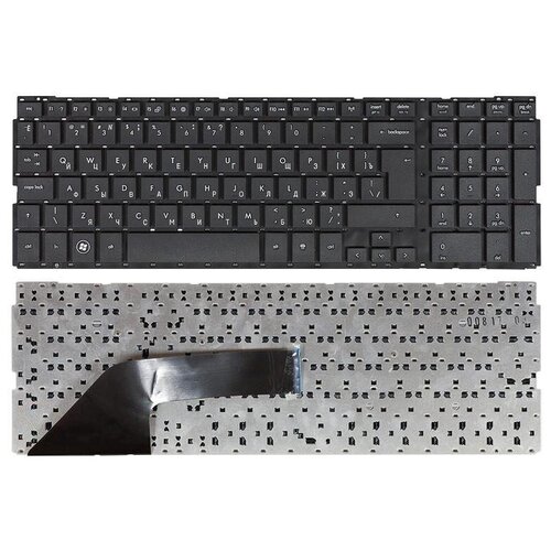 Клавиатура для ноутбука HP Probook 4520S, 4525s черная, с рамкой клавиатура для ноутбука hp probook 4431s черная c серой рамкой