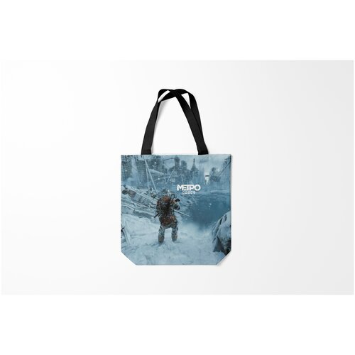 фото Сумка-шоппер / 40х40 см / геймерам / metro метро исход burnettie