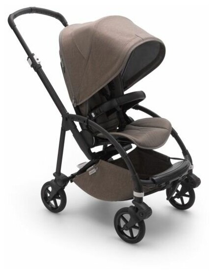 Коляска прогулочная Bugaboo Bee 6 Complete MINERAL BLACK/TAUPE-TAUPE 500304AM01