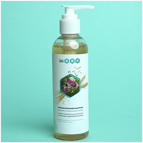 Пробиотический шампунь для сухих и поврежденных волос, 500мл