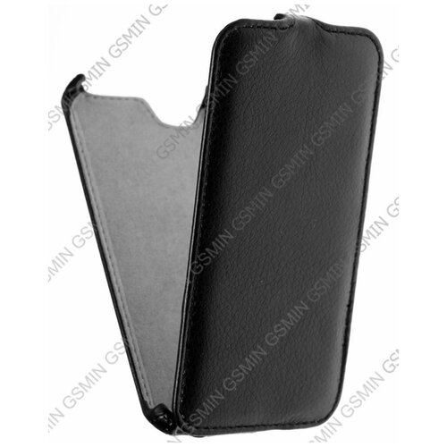 Кожаный чехол для Fly IQ 459 Evo Chic 2 Armor Case (Чёрный)