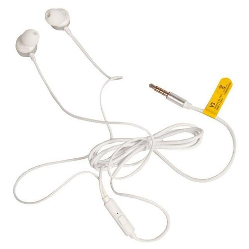 Наушники Celebrat V3 внутриканальные микрофон кнопка ответа кабель 12м серебристый 83600₽