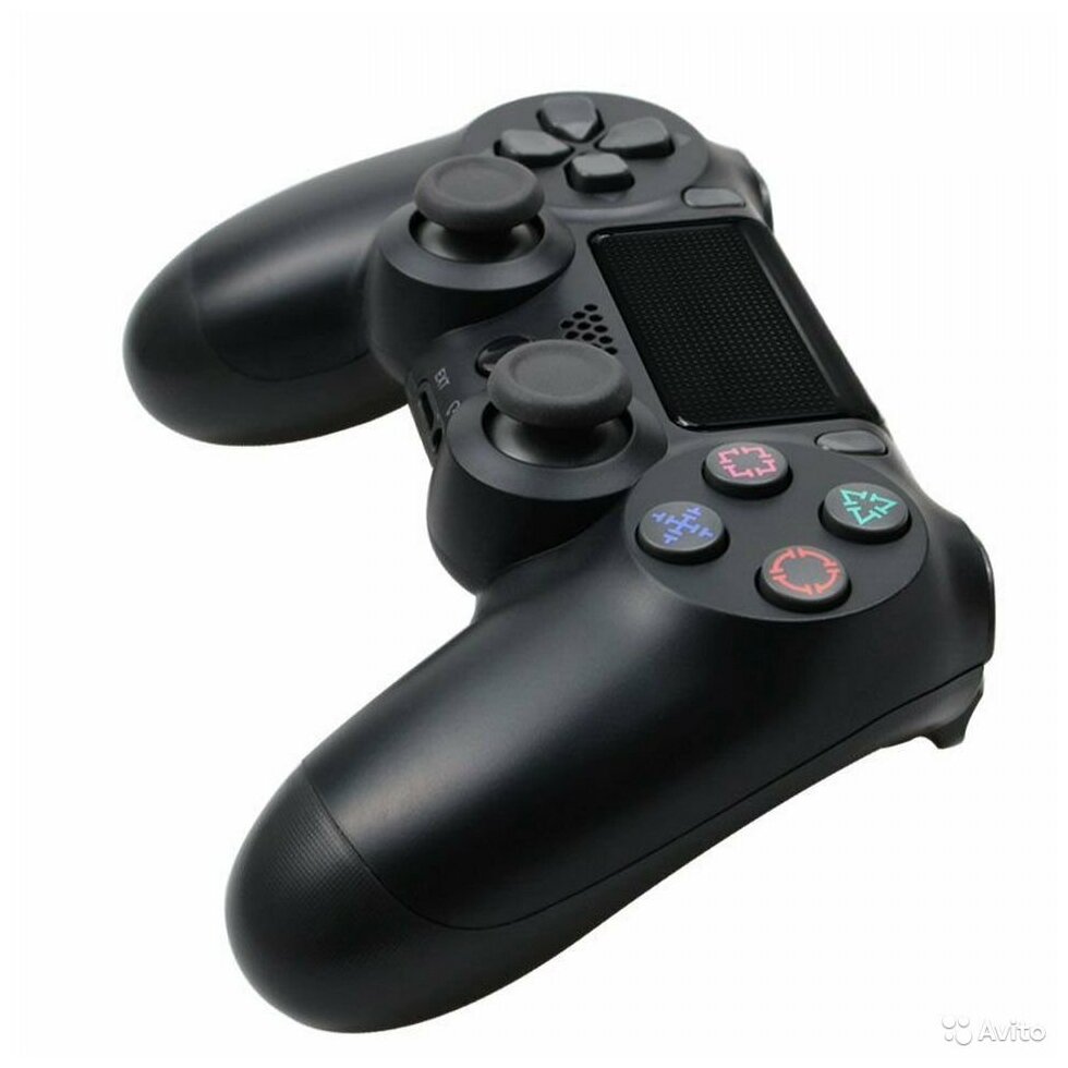 Беспроводной Bluetooth геймпад для PS4 контроллер подходит для IOS Android PS4 PC черный