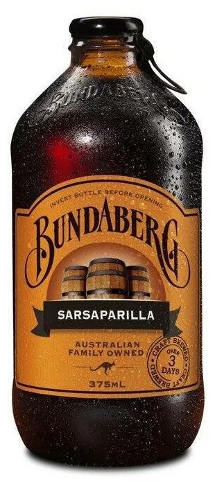 Лимонад Bundaberg (Бандаберг) Sarsaparilla (сарсапарилла / травяной вкус), 375 мл