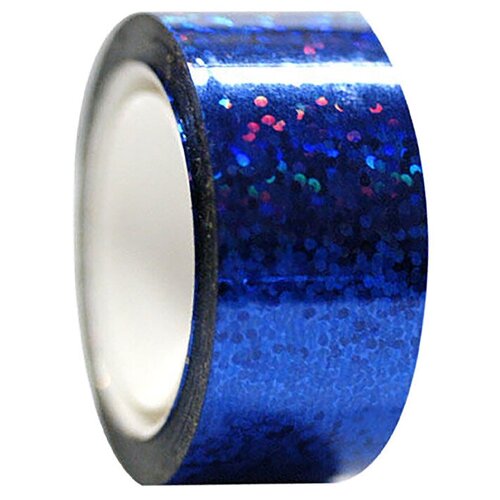 Обмотка для гимнастических булав и обручей Diamond клейкая, цвет синий металлик Pastorelli 3693927 .