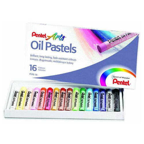 Пастель Pentel, 16 цветов, масляная PHN4-16