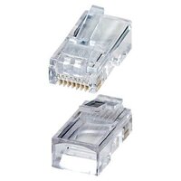 Вилка RJ-45 8P8C 5Bites со вставкой для витой пары 5 категории