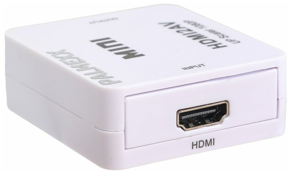 Конвертер PALMEXX HDMI - AV (RCA), белый