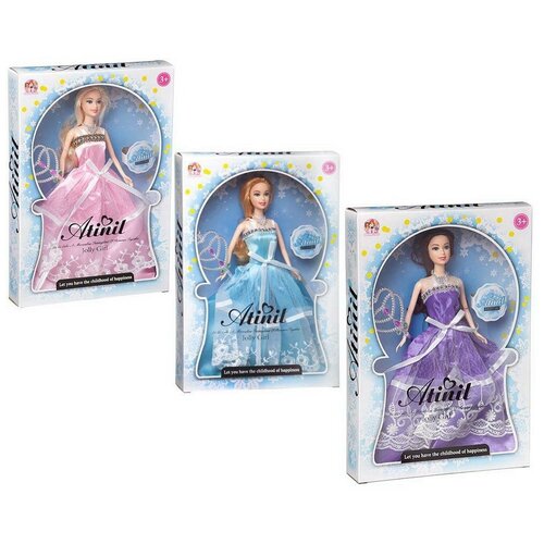 Купить Кукла Junfa Atinil Очаровательная принцесса (в длинном платье) c волшебной палочкой, 28см WJ-21501