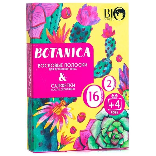 фото Набор для депиляции лица "botanica" bio world