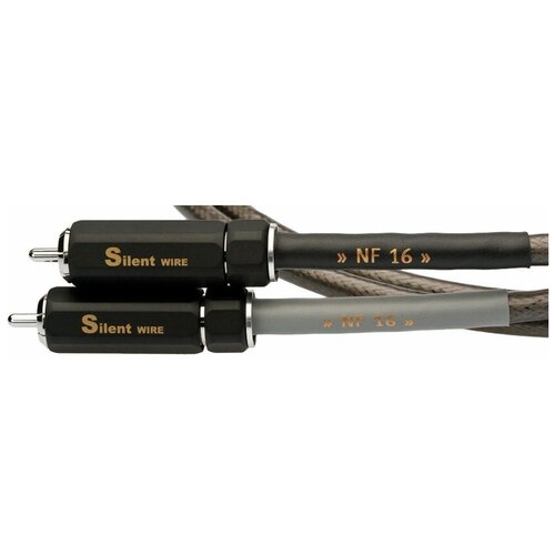 кабель 2xrca 2xrca silent wire nf 16 mk2 rca 2х1m Кабель аудио 2xRCA - 2xRCA Silent Wire NF 16 mk2 RCA 2х1m