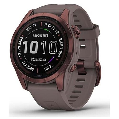 Смарт-часы Garmin fenix 7S Sapphire Sol Dark Bronze Ti Smart Watch 010-02539-29 8349000₽