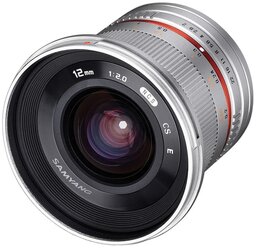 Объектив Samyang 12mm f/2.0 NCS CS Fujifilm X серебристый