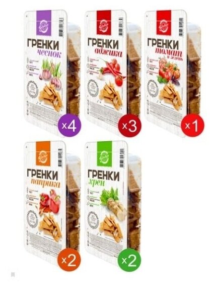 Сухарики Фортуна 145г. 12шт Чеснок