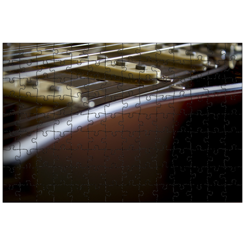 фото Магнитный пазл 27x18см."гитара, музыка, инструмент" на холодильник lotsprints